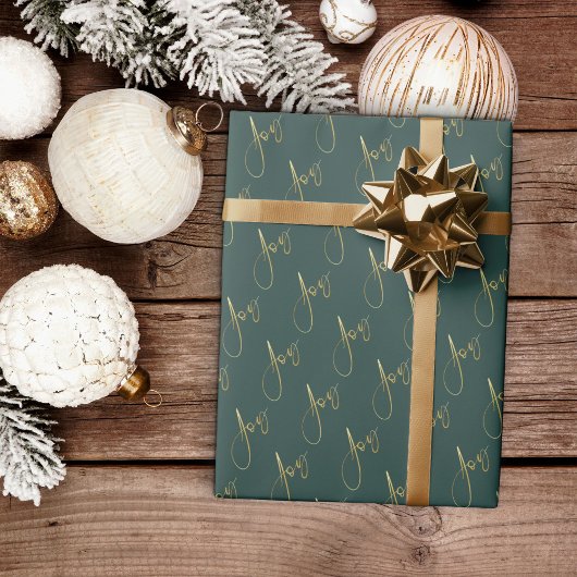 Grünes Gold Weihnachtsbuch Geschenkpapier