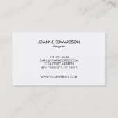 Grünes Goldwatercolor-Spritzerspritzen beruflich Visitenkarte (Rückseite)