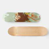Grünes Grafikdesign Skateboard (Horizontal)