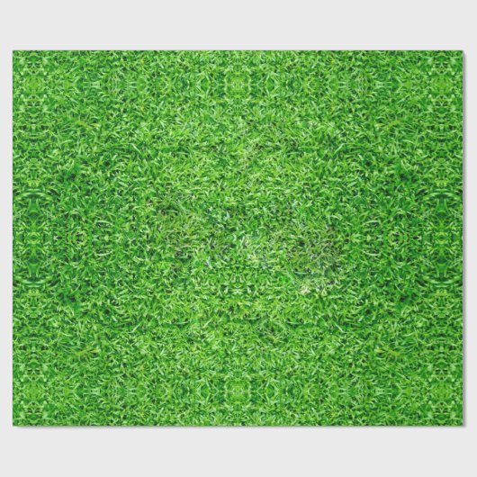 Grünes Gras-Beschaffenheit Geschenkpapier (Flach)