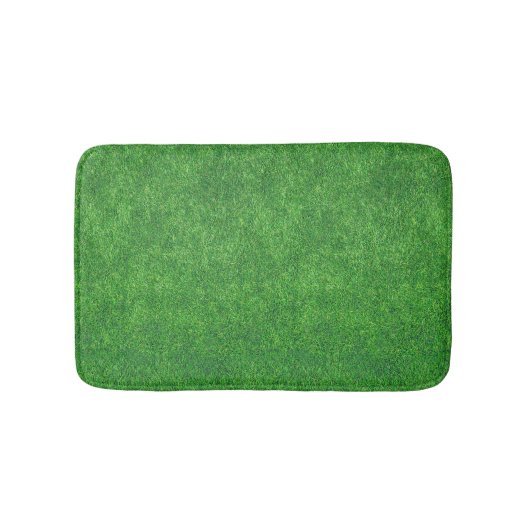 Grünes Gras-Beschaffenheits-abstrakter Hintergrund Badematte (Vorderseite)