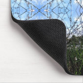 Grünes Gras Blauer Himmel Mousepad (Ecke)