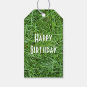 Grünes Gras Geschenkanhänger (Vorderseite)