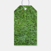 Grünes Gras Geschenkanhänger (Rückseite)
