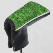 Grünes Gras Golf Headcover (3/4 Vorderseite)