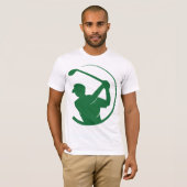 Grünes Gras Golf T-Shirt (Vorne ganz)