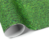 Grünes Gras-Hintergrund Geschenkpapier (Rolleneckpunkt)
