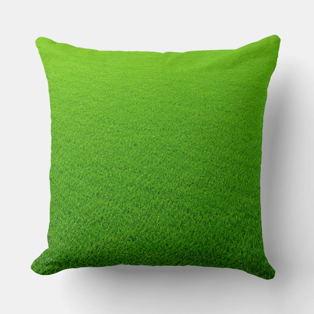 Grünes Gras Kissen (Vorderseite)