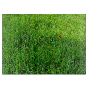 Grünes Gras Schneidebrett