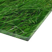 Grünes Gras Schneidebrett (Ecke)