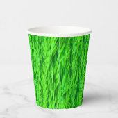 Grünes Grasfutter Foto Pappbecher (Rechts)