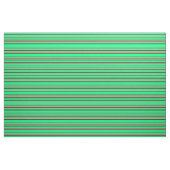Grünes, graues und dunkelrotes Muster Stoff (Fat Quarter (45,7 x 55,9 cm))
