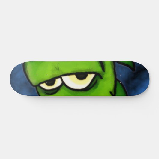 Grünes Gremlin Skateboard (Horizontal)