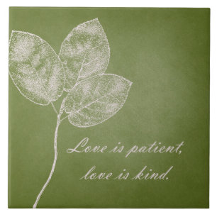 Grünes Grunge-Blätter Fliese