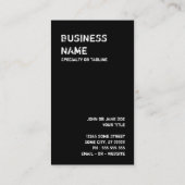 Grünes Grunge Haus Real Anwesen Agent Visitenkarte (Rückseite)