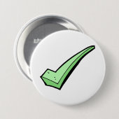 Grünes Häkchen-Symbol Button (Vorne & Hinten)