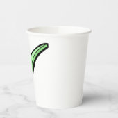 Grünes Häkchen-Symbol Pappbecher (Links)