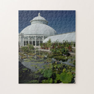 Grünes Haus Bronx New York. Puzzle
