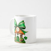 Grünes Haus Kaffeetasse (Vorderseite Links)