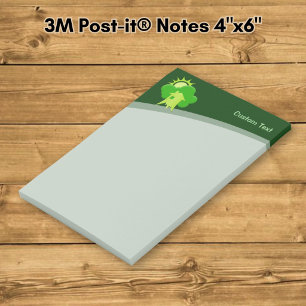 Grünes Haus Post-it Klebezettel