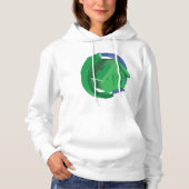 Grünes Haus und Pfeile Hoodie (Vorderseite)
