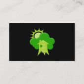 Grünes Haus Visitenkarte (Rückseite)