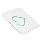 Grünes Herz Essential Magnet (Rechte Seite)