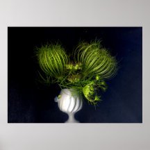 Grünes Herz in schwarz