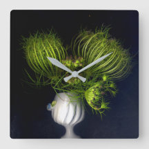 Grünes Herz in schwarz