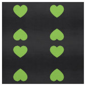 Grünes Herz Stoff (Muster)