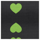 Grünes Herz Stoff (Nahaufnahme)