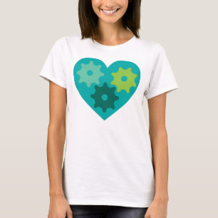 Grünes Herz T-Shirt