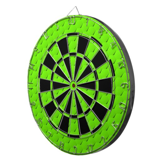 Grünes Hexagon Dartscheibe (Vorderseite rechts)
