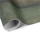 Grünes Holzwrap-Papier Geschenkpapier (Rolleneckpunkt)