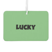 Grünes Huhn Autolufterfrischer (Rückseite)