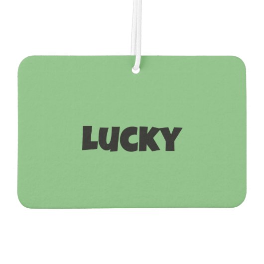 Grünes Huhn Autolufterfrischer (Rückseite)