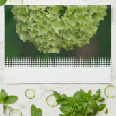 Grünes Hydrangea-Geschirrtuch Geschirrtuch (Gefaltet)