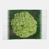 Grünes Hydrangea-Geschirrtuch Geschirrtuch (Horizontal)