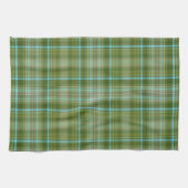 Grünes IrisKariert Geschirrtuch (Horizontal)