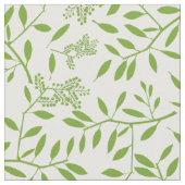 Grünes Ivy Blumengewebe Stoff (Nahaufnahme)