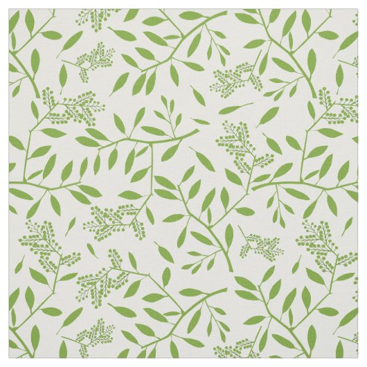 Grünes Ivy Blumengewebe Stoff (Muster)