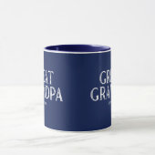 Grünes Jahr der Navy Blue Great Opa Tasse (Zentrum)