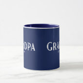 Grünes Jahr der Navy Blue Opa Tasse (Zentrum)