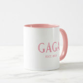 Grünes Jahr der rosa Gaga Tasse (VorderseiteRechts)