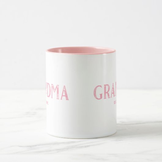 Grünes Jahr der Rosa Oma Tasse (Zentrum)