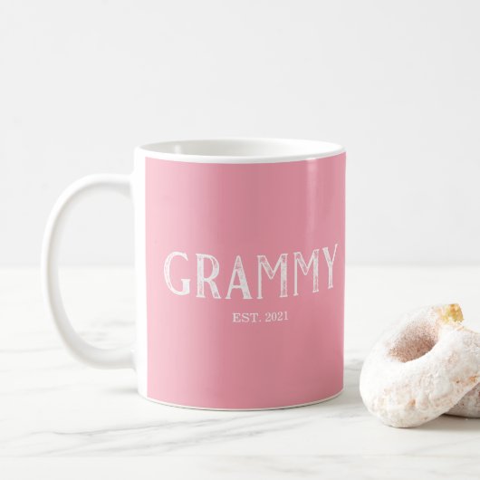 Grünes Jahr Kaffeetasse (Mit Donut)