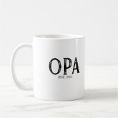 Grünes Jahr Kaffeetasse (Links)