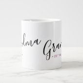 Grünes Jahr Personalisiert Jumbo-Tasse (Vorderseite)