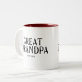 Grünes Jahr Zweifarbige Tasse (Vorderseite Links)