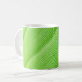 grünes, junges Bananenblatt Kaffeetasse (Vorderseite Links)